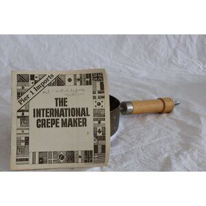 Vintage Pier 1 Imports International Crepe Maker With Original Instructions